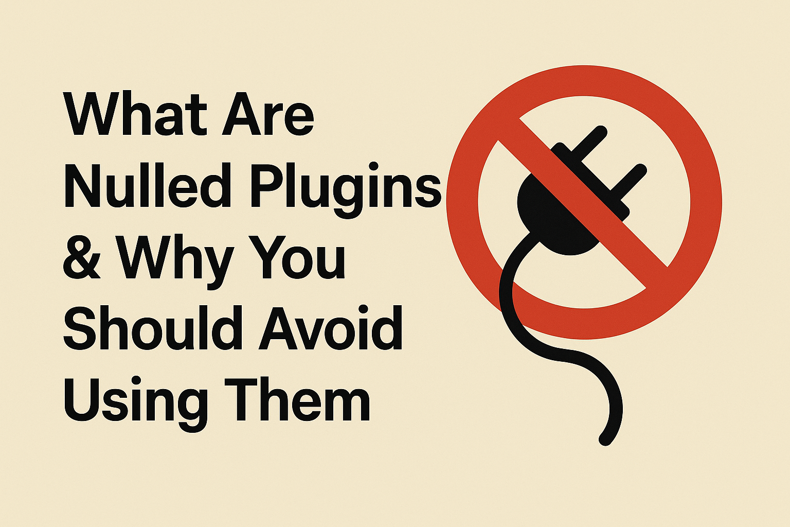 🚫 What Are Nulled Plugins & Why You Should Avoid Them?