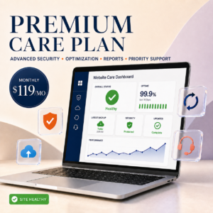 PREMIUM CARE Plan - Maintenance, Security & Support